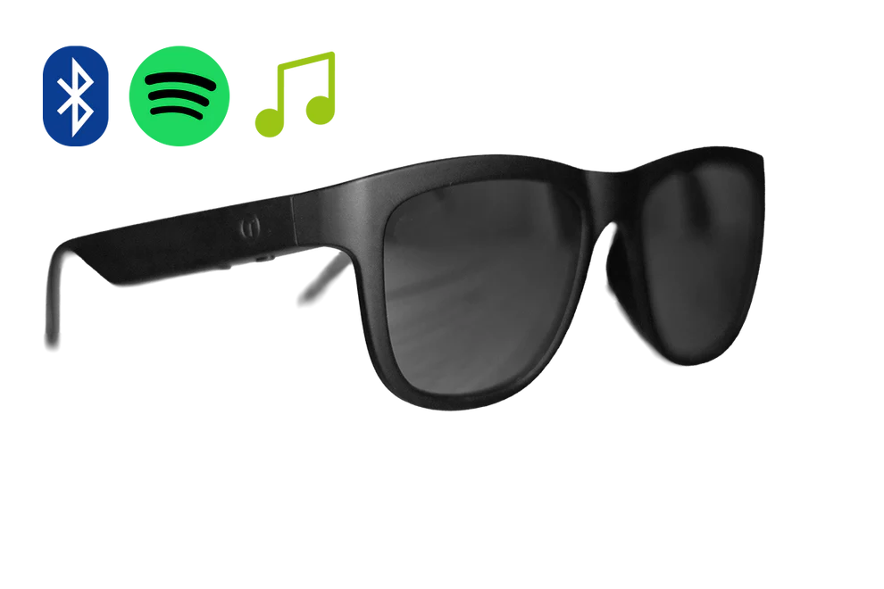 Soundglasses Slimme bluetooth zonnebril met gratis The Final lap polsbandje PsW 104)