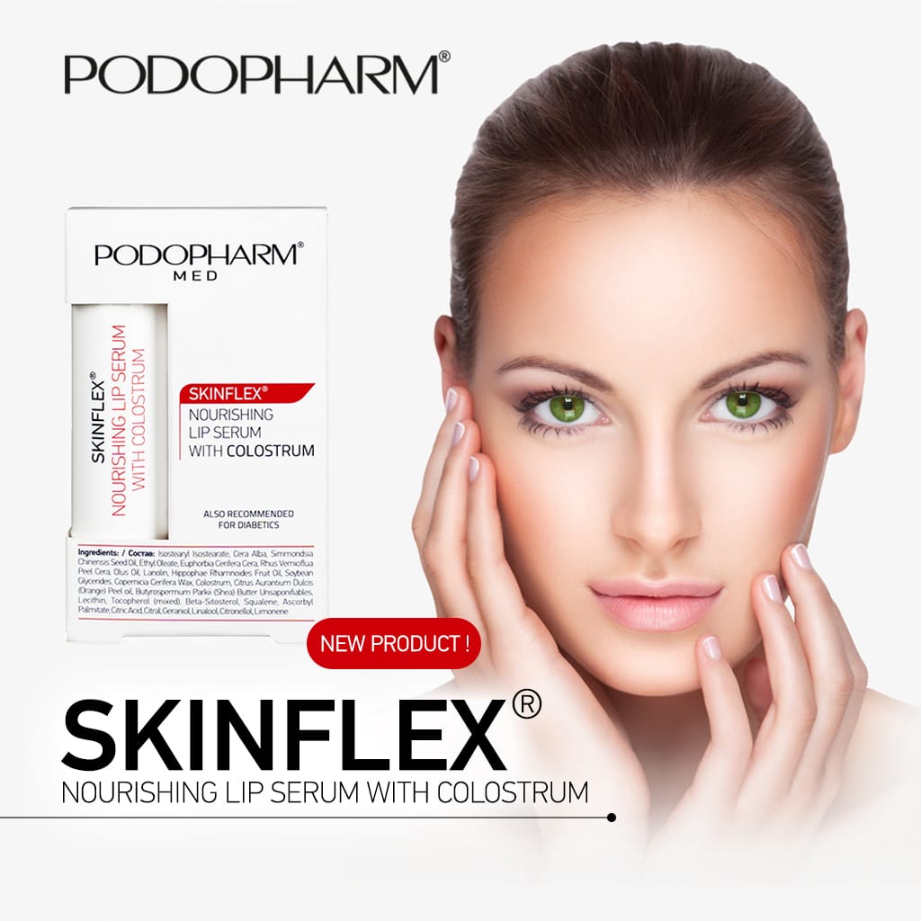Podopharm SKINFLEX® Verzorgend Lip serum met colostrum 4,9 gram (Pm38)