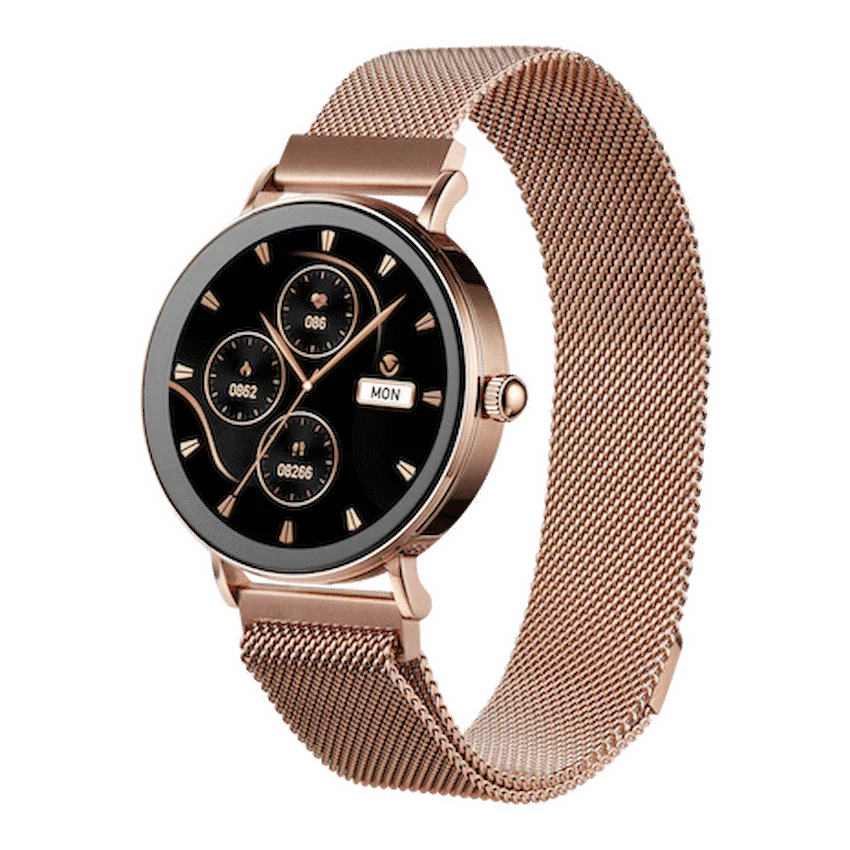 Volkano Smartwatch VK-5050-GD | Rosé Goud met Milanese Band