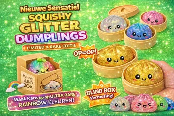 Rage 2026 ( Glitter ) Giant Squishy Dumpling mystery blind box welke krijg jij?