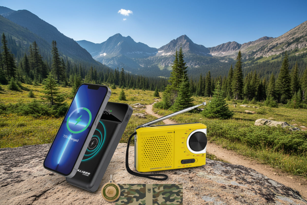 Noodcombinatie snellader, radio & warmtedeken