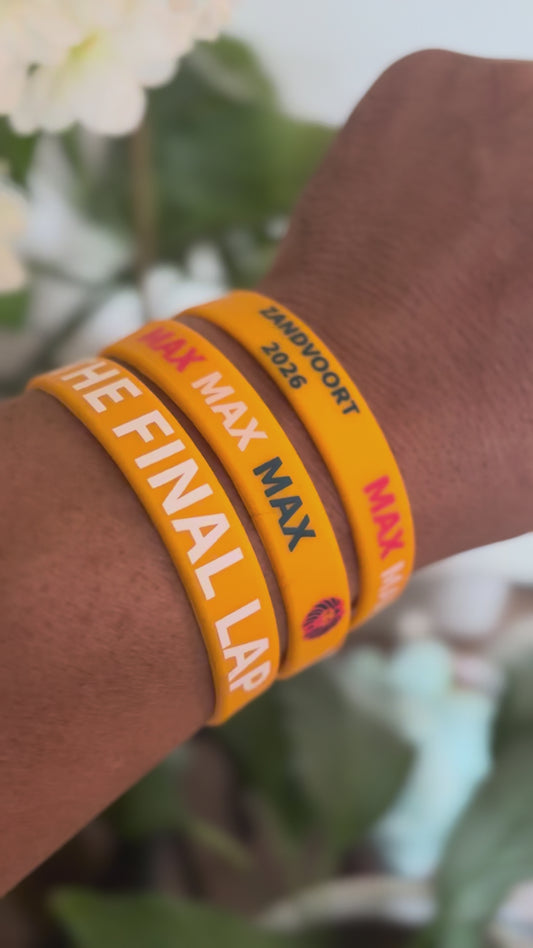 The Final Lap Zandvoort 2026 armbandje.  Super leuk om te dragen of om te geven als kado.