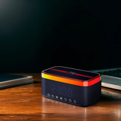 Red Bull Wekkerradio RB-SK300 met bluetooth & Qi-lader (PsW 103)
