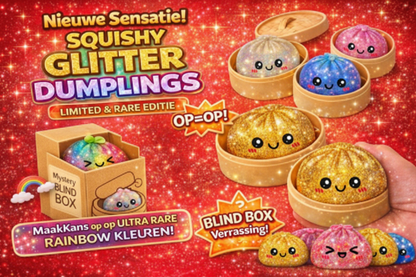 Rage 2026 ( Glitter ) Giant Squishy Dumpling mystery blind box welke krijg jij?