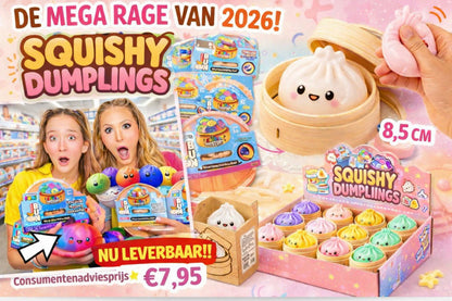 Rage 2026 ( Glitter ) Giant Squishy Dumpling mystery blind box welke krijg jij?